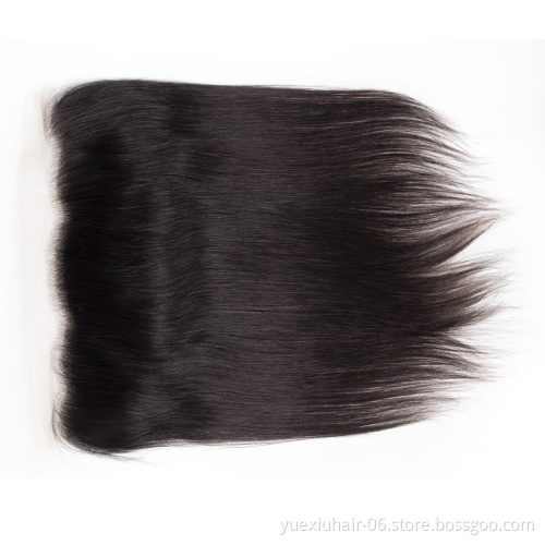 130% 150% Straight Body Wave Free Middle 3 Part Swiss Lace Baby Hair 5X5 6X6 7X7 Transparent Lace Closure Frontal